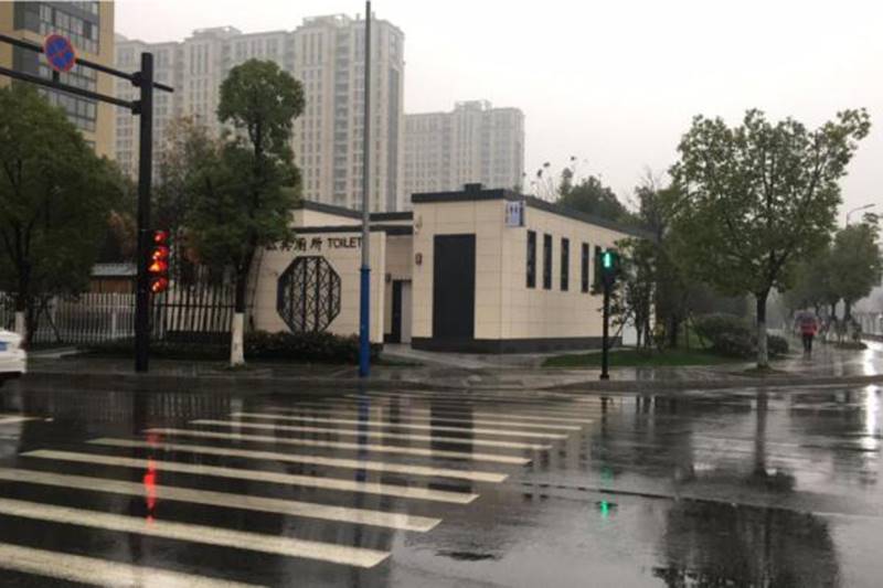 Общественный туалет на ул. Лифень, Ханчжоу, Чжэцзян